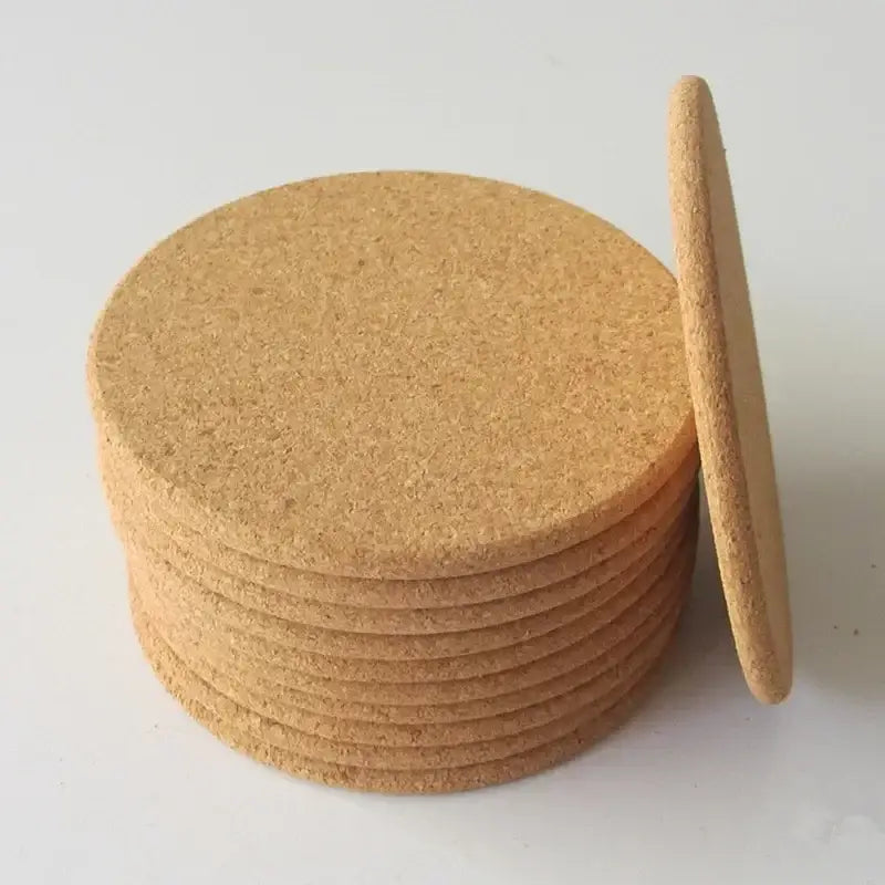 cork-coasters-for-tea-cups-set-of-6-12-or-18 6 Coasters (4.99 USD/pc) / Round