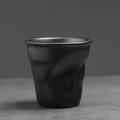Crumpled Ceramic Tasting Cup - view 10