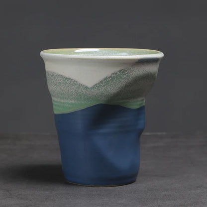 Crumpled Ceramic Tasting Cup - view 12