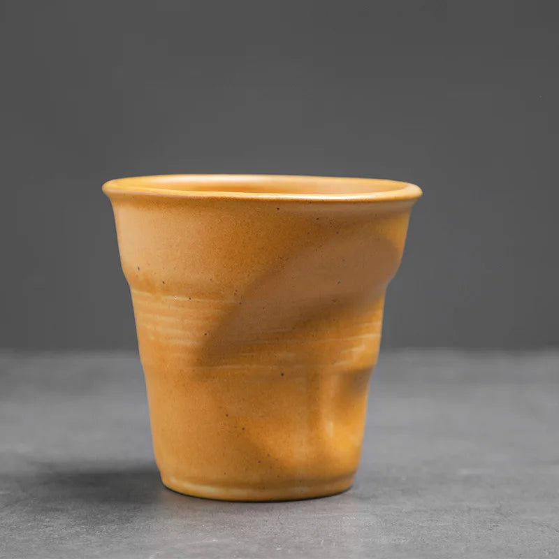Crumpled Ceramic Tasting Cup - view 14