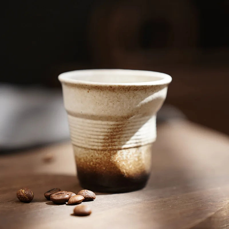 Crumpled Ceramic Tasting Cup - view 16