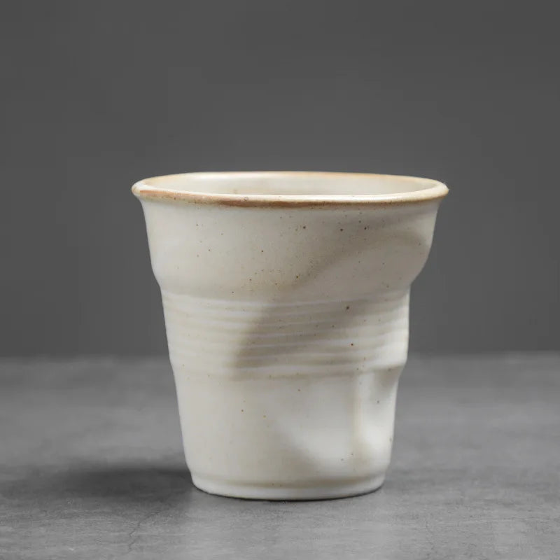 Crumpled Ceramic Tasting Cup - view 17