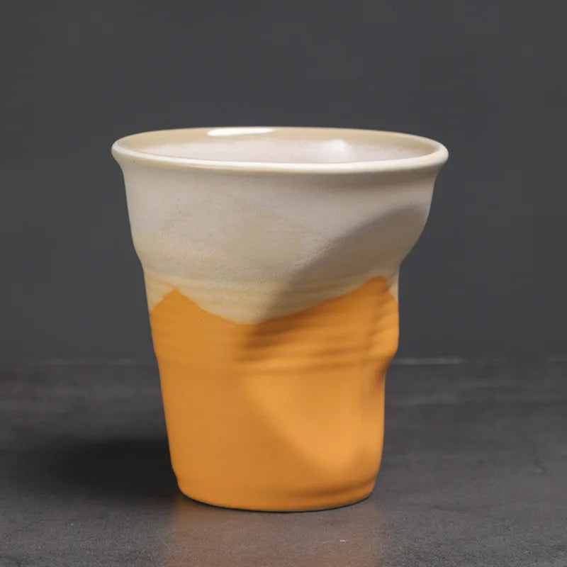 Crumpled Ceramic Tasting Cup - view 18