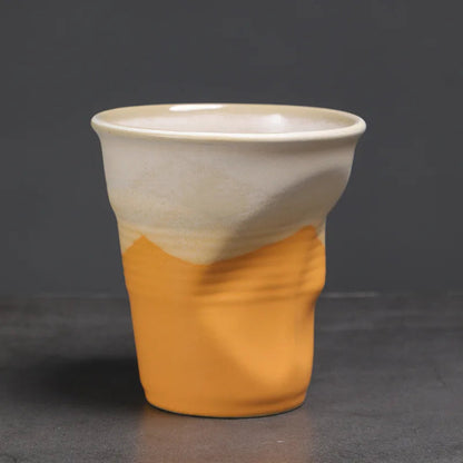 Crumpled Ceramic Tasting Cup - view 18