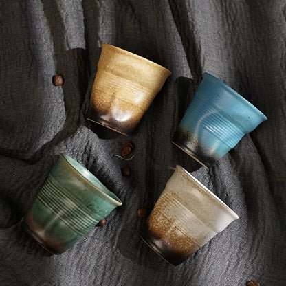 Crumpled Ceramic Tasting Cup - view 6