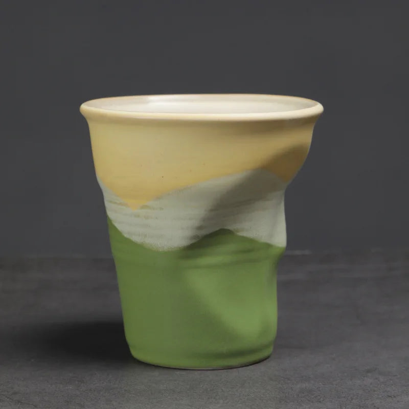Crumpled Ceramic Tasting Cup - view 7