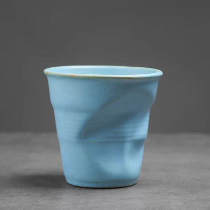 Crumpled Ceramic Tasting Cup - view 9