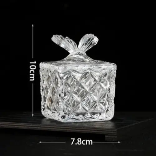 crystal-glass-tea-jar-with-lid Butterfly