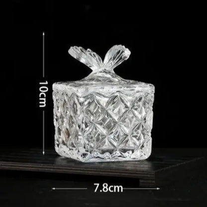 crystal-glass-tea-jar-with-lid Butterfly