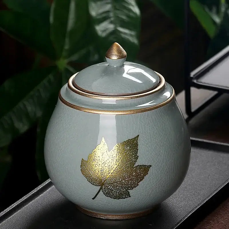 design-ceramic-tea-canister-with-airtight-lid Sky Blue