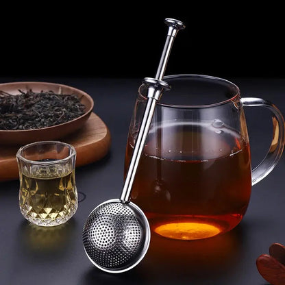 Stainless steel tea infuser for loose leaf tea