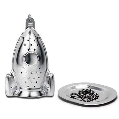 Rocket shaped tea infuser size 4.3x7cm