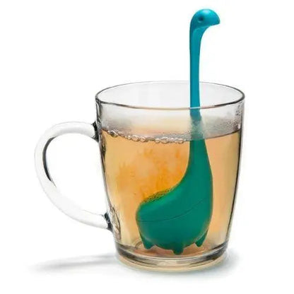 Cute diplodocus silicone tea infuser for loose leaf tea