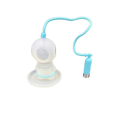 Sky blue diver tea infuser with white suit