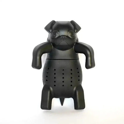 Dog tea infuser in black color