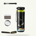 Double Wall Insulated Tea Thermos Bottle with Infuser