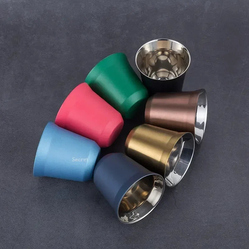 Double Wall Stainless Espresso Cups - view 2