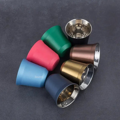 Double Wall Stainless Espresso Cups - view 2