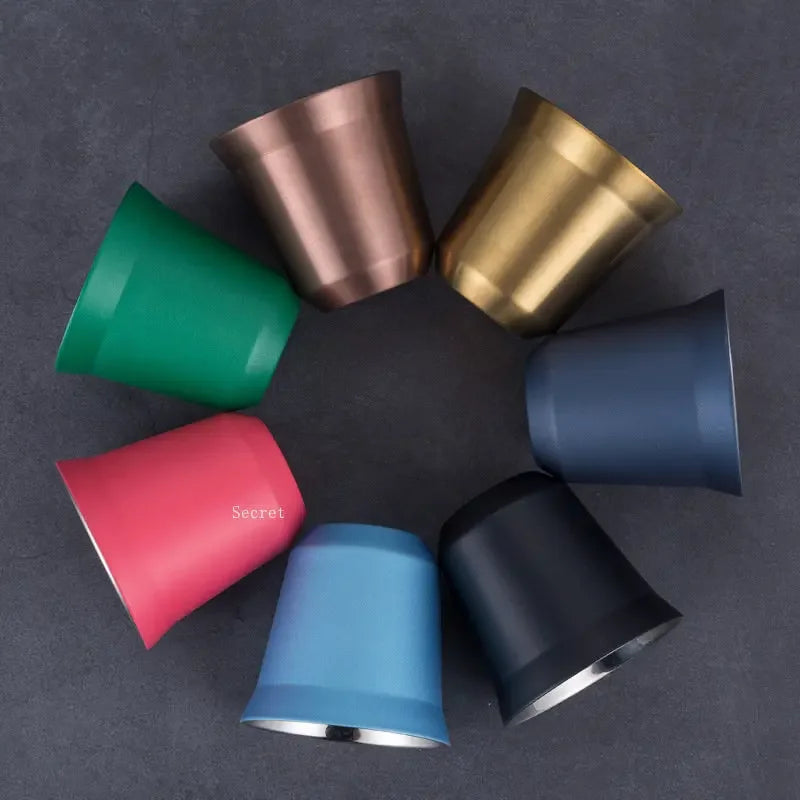 Double Wall Stainless Espresso Cups - view 3