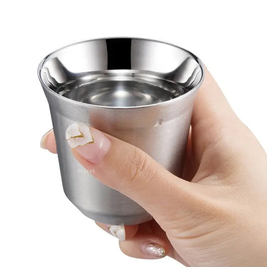 Double Wall Stainless Espresso Cups - view 4