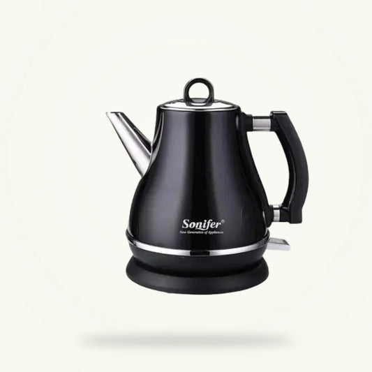 Electric Kettle 1L Stainless Steel Cordless Water Boiler, product photo on a plain background