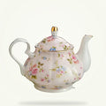 English Porcelain Teapot with Classic Floral Design