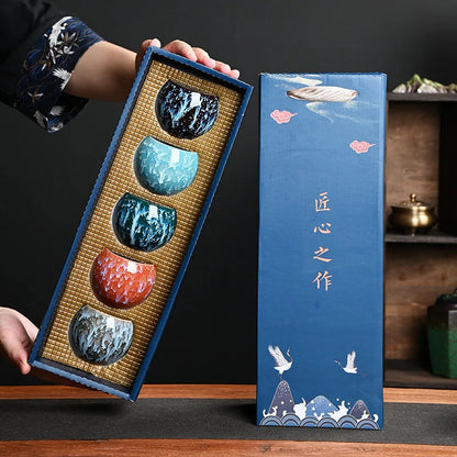 Five Elements Tea Bowls, Boxed Set - view 3