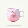Flamingo Pink Porcelain Tea Cup