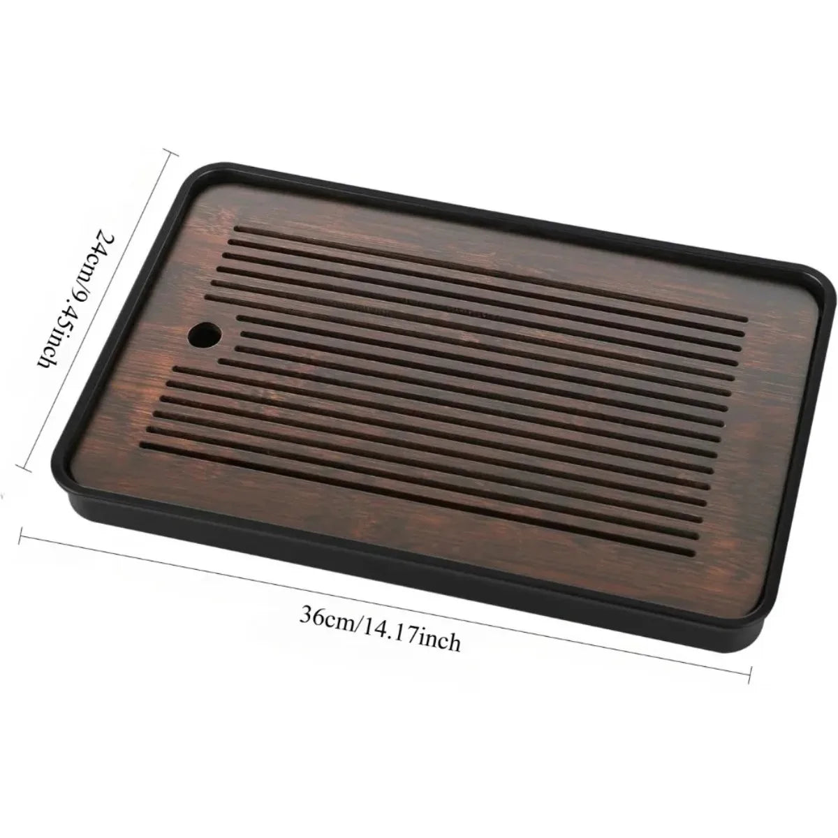 Folding Portable Bamboo Tea Tray - view 6
