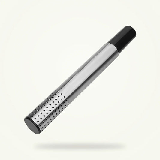 Geek Tea Infuser - Fun Stainless Steel Loose Leaf Tea Strainer, product photo on a plain background