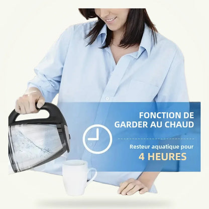 Glass Electric Kettle 2L, Variable Temperature, product photo on a plain background