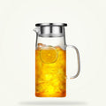 Glass Iced Tea Pitcher with Lid for Fridge, 1L or 1.5L