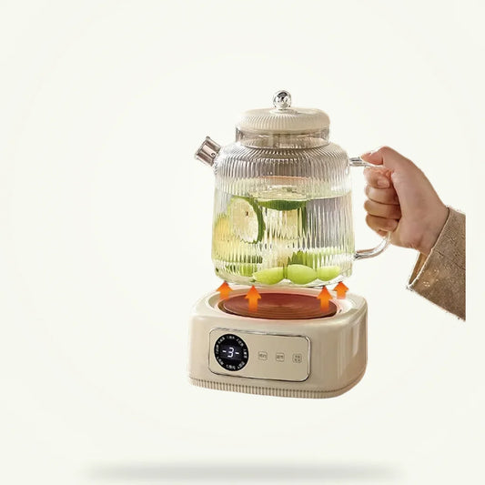 Glass Tea Maker 1.5L with Infuser, product photo on a plain background