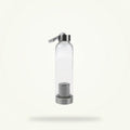 Glass Tea Thermos Bottle with Pink Carry Pouch, 550 ml, Built-In Infuser