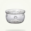 Glass Teapot Warmer with Candle Holder