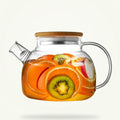 Glass Teapot with Bamboo Lid, 60 oz