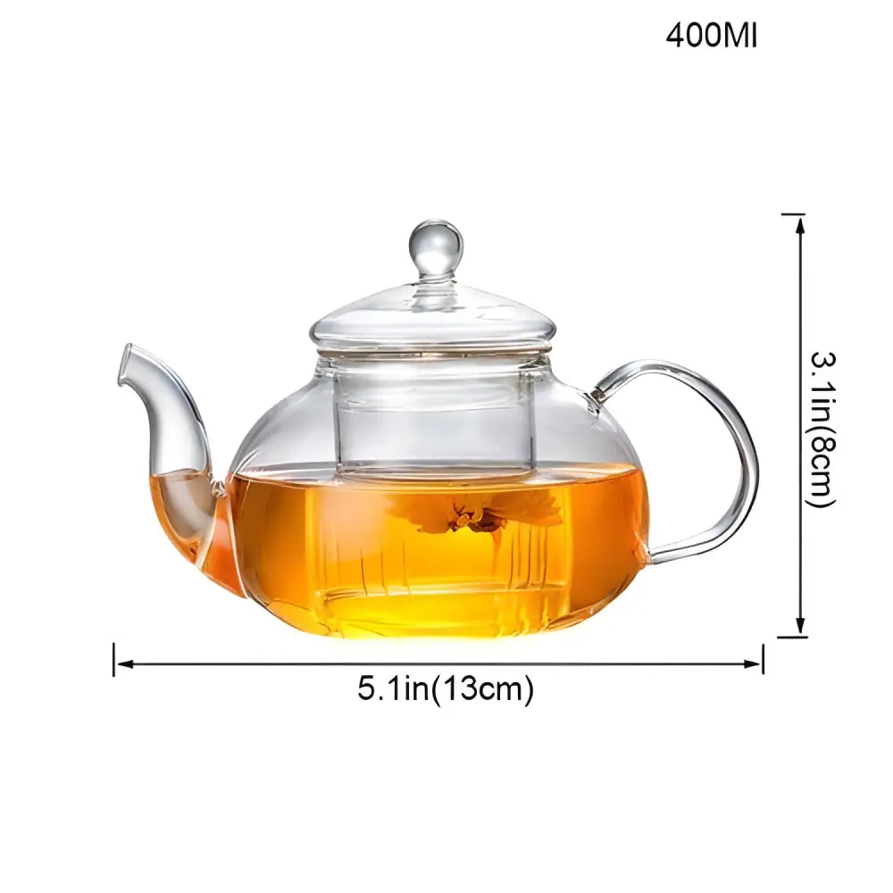 glass-teapot-with-built-in-infuser-bpa-free-borosilicate-4-sizes 400 ml