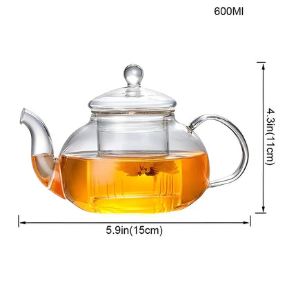 glass-teapot-with-built-in-infuser-bpa-free-borosilicate-4-sizes 600 ml