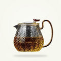 Glass Teapot with Built-In Strainer, 600 ml, Tea & Cup Gift Set Available