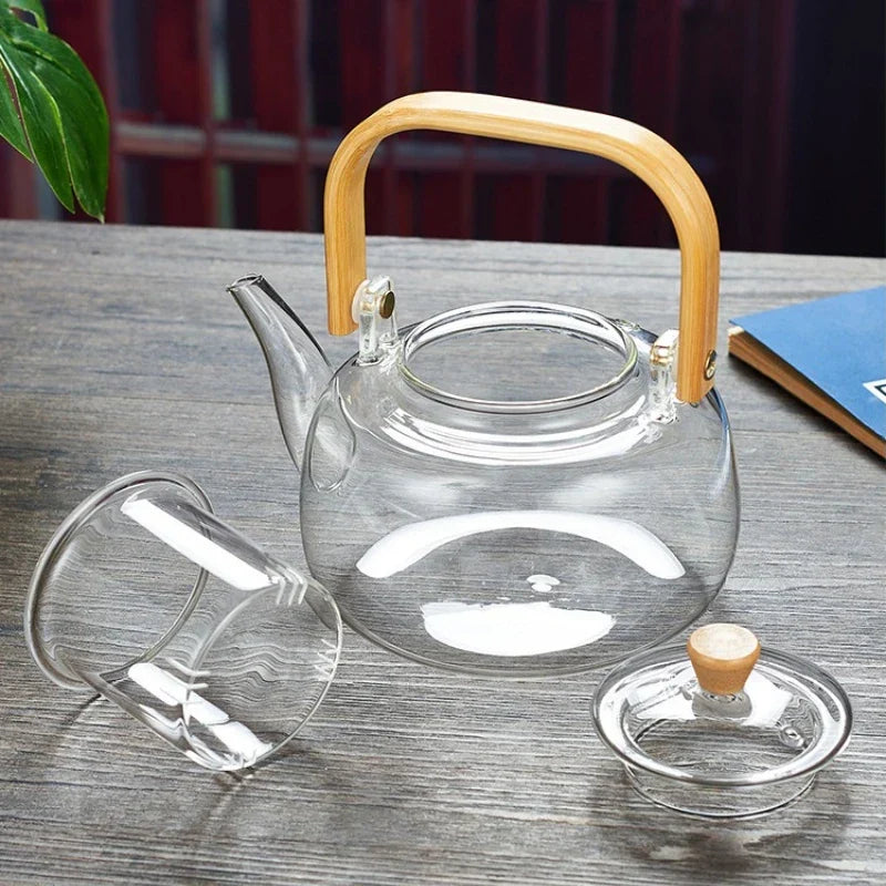 Glass Teapot with Infuser, 40 oz - view 2