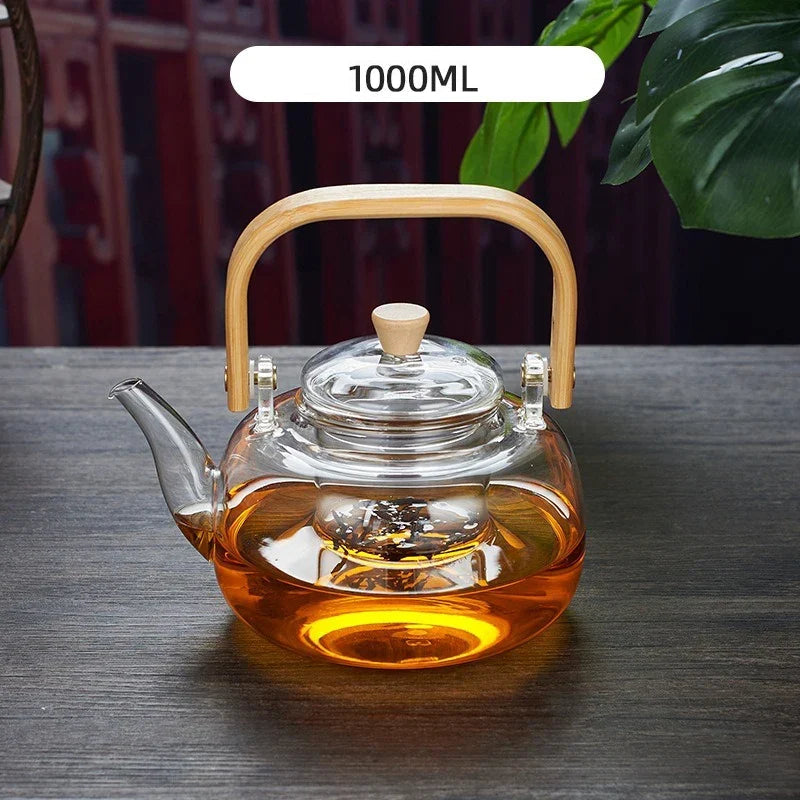 Glass Teapot with Infuser, 40 oz - view 7