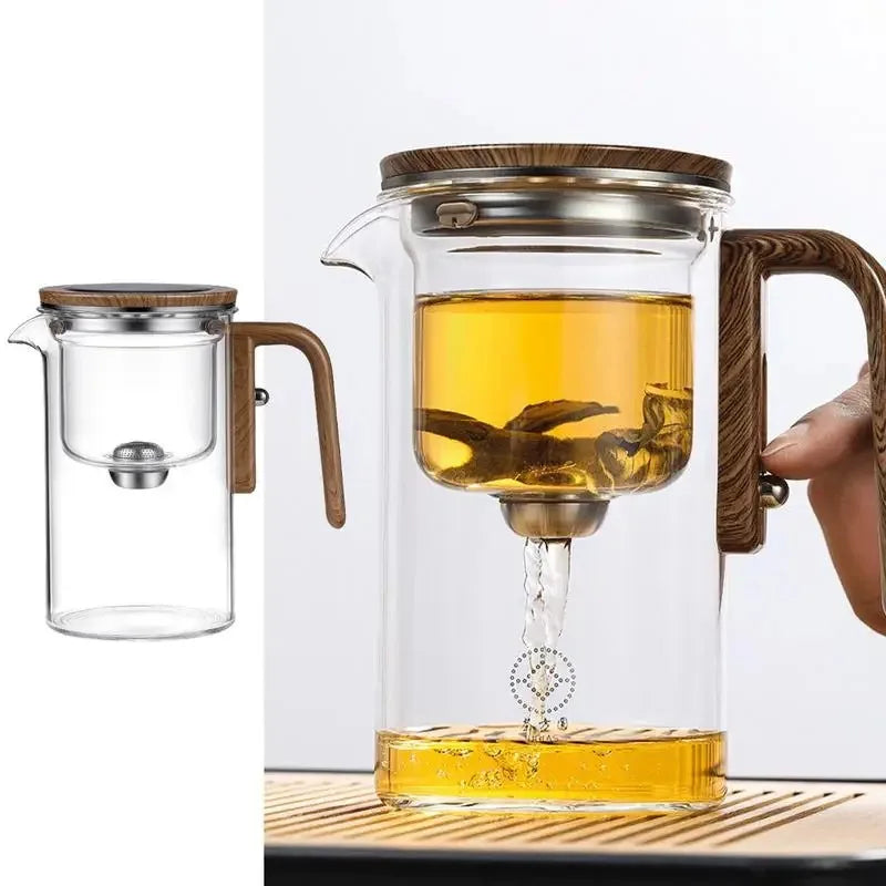 Glass Teapot with Press Infuser, 24 oz - view 2