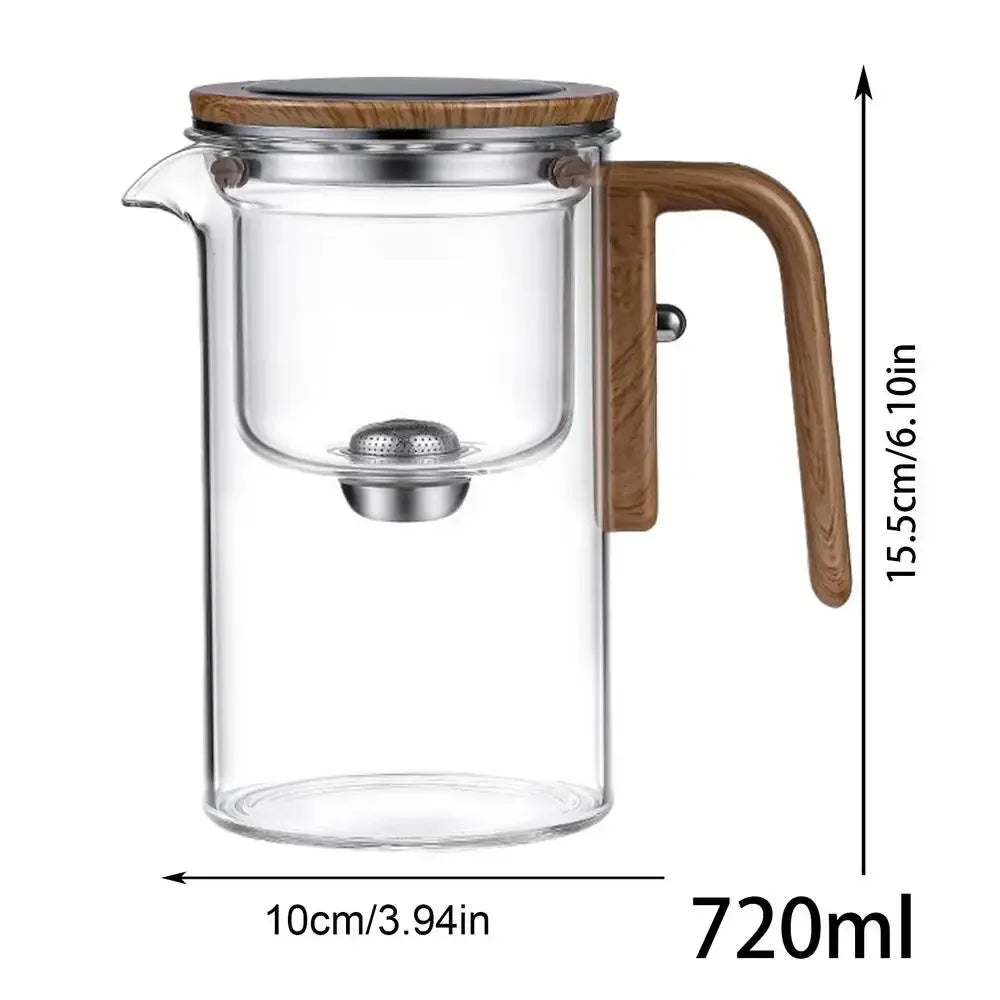 Glass Teapot with Press Infuser, 24 oz - view 7