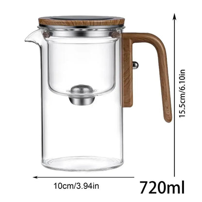 Glass Teapot with Press Infuser, 24 oz - view 7