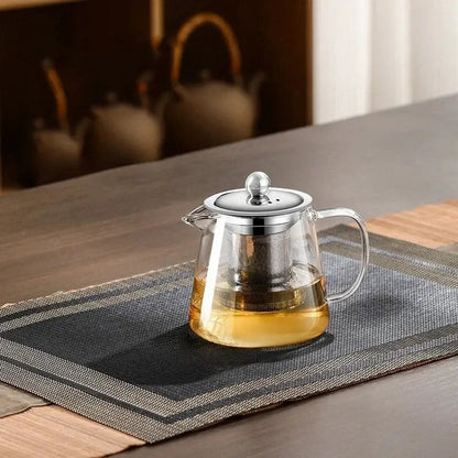 450ml glass teapot with infuser