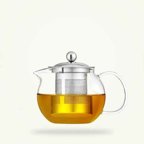 Glass Teapot with Stainless Steel Infuser, 650 ml, 950 ml, 1300 ml