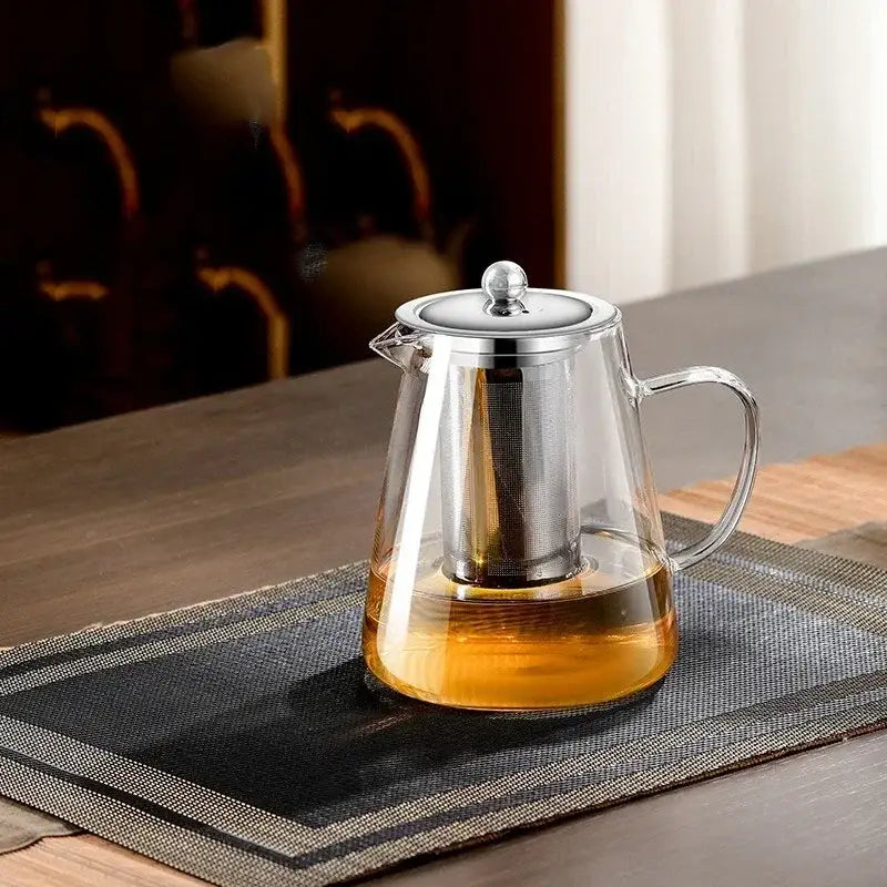 950ml glass teapot with infuser