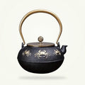 Golden Crab Cast Iron Teapot, 1200 ml