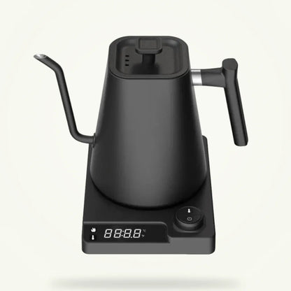 Gooseneck Kettle 1L Matte Black, product photo on a plain background