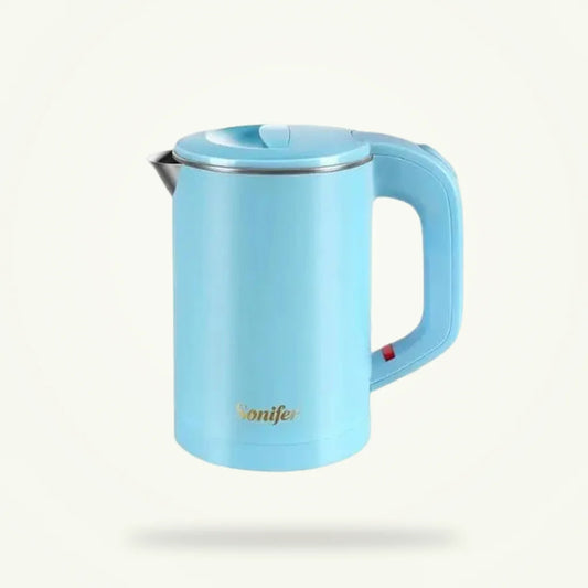 Granny Lulu's Petite Blue Electric Kettle - 600W, 0.6L, product photo on a plain background